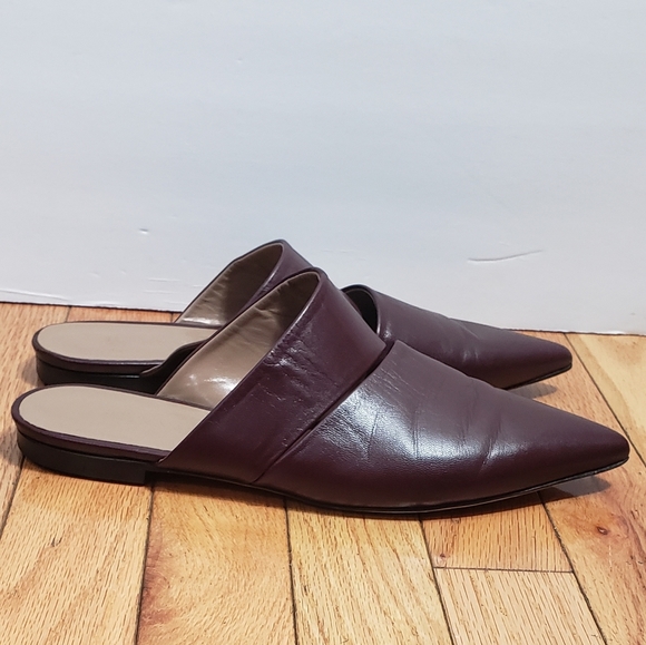 Alumnae Leather Mules - Picture 2 of 9